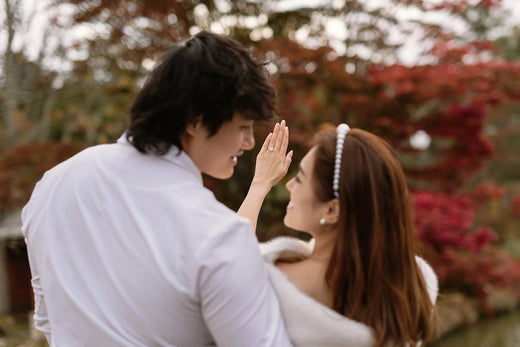 在輕井澤楓葉下求婚,說好一輩子 💍🍁❤️