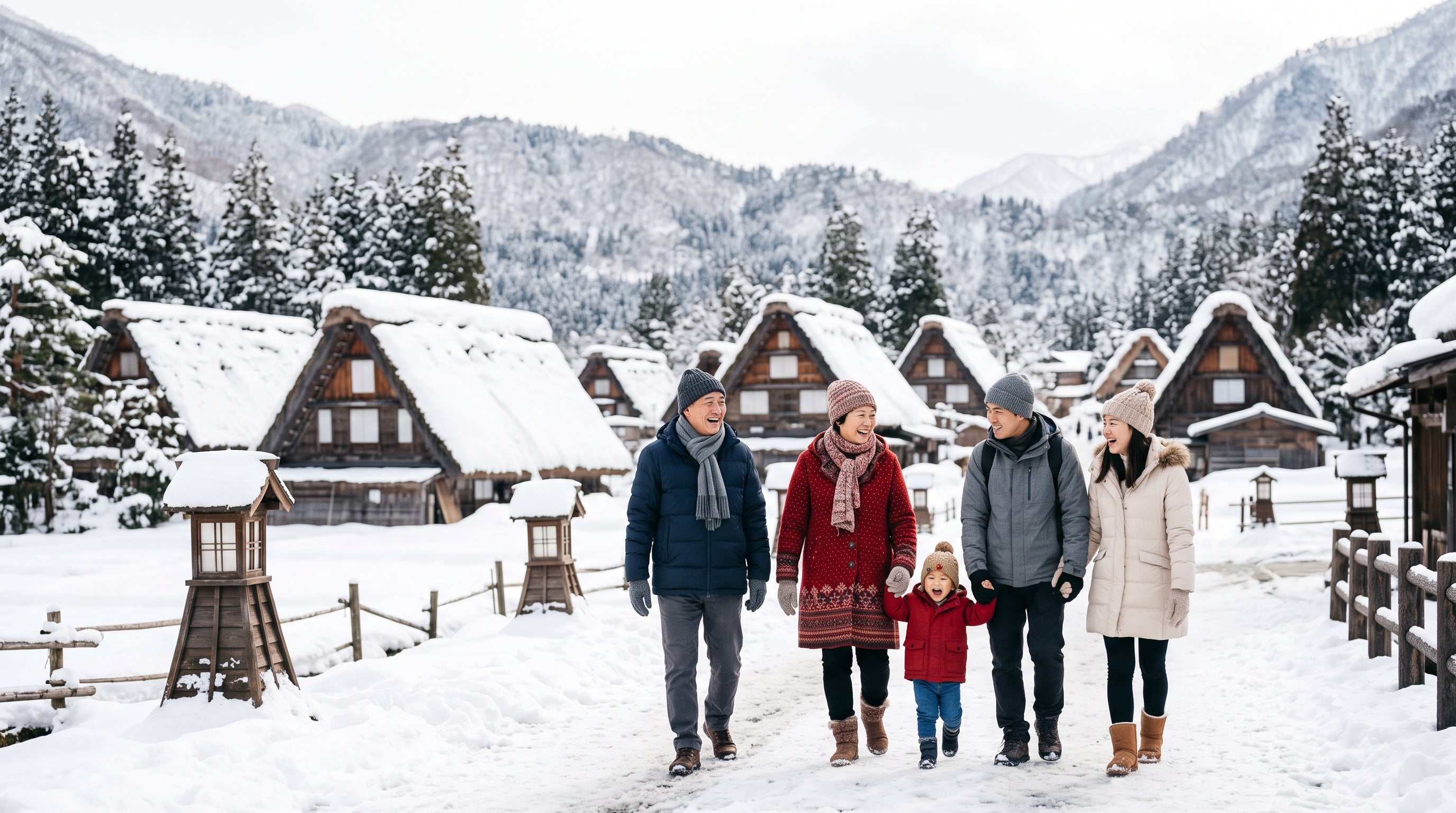 第一次帶家人看雪?白川鄉適合親子與長輩旅行嗎?❄️🏡