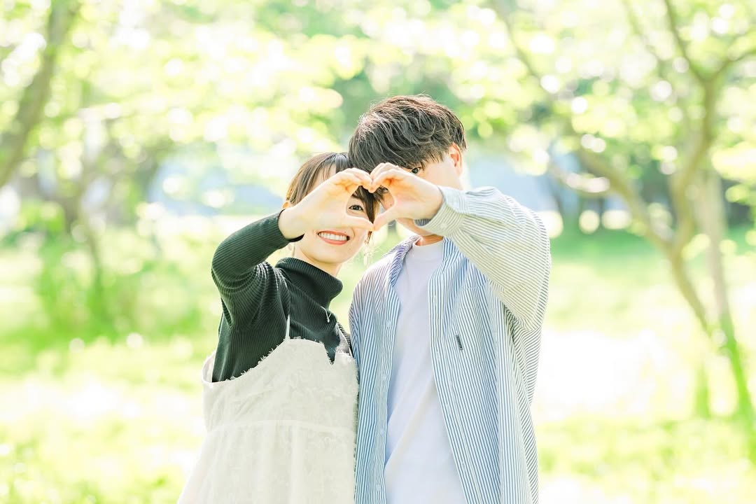 福岡街頭,兩人的世界: Eri為你們留下愛的印記