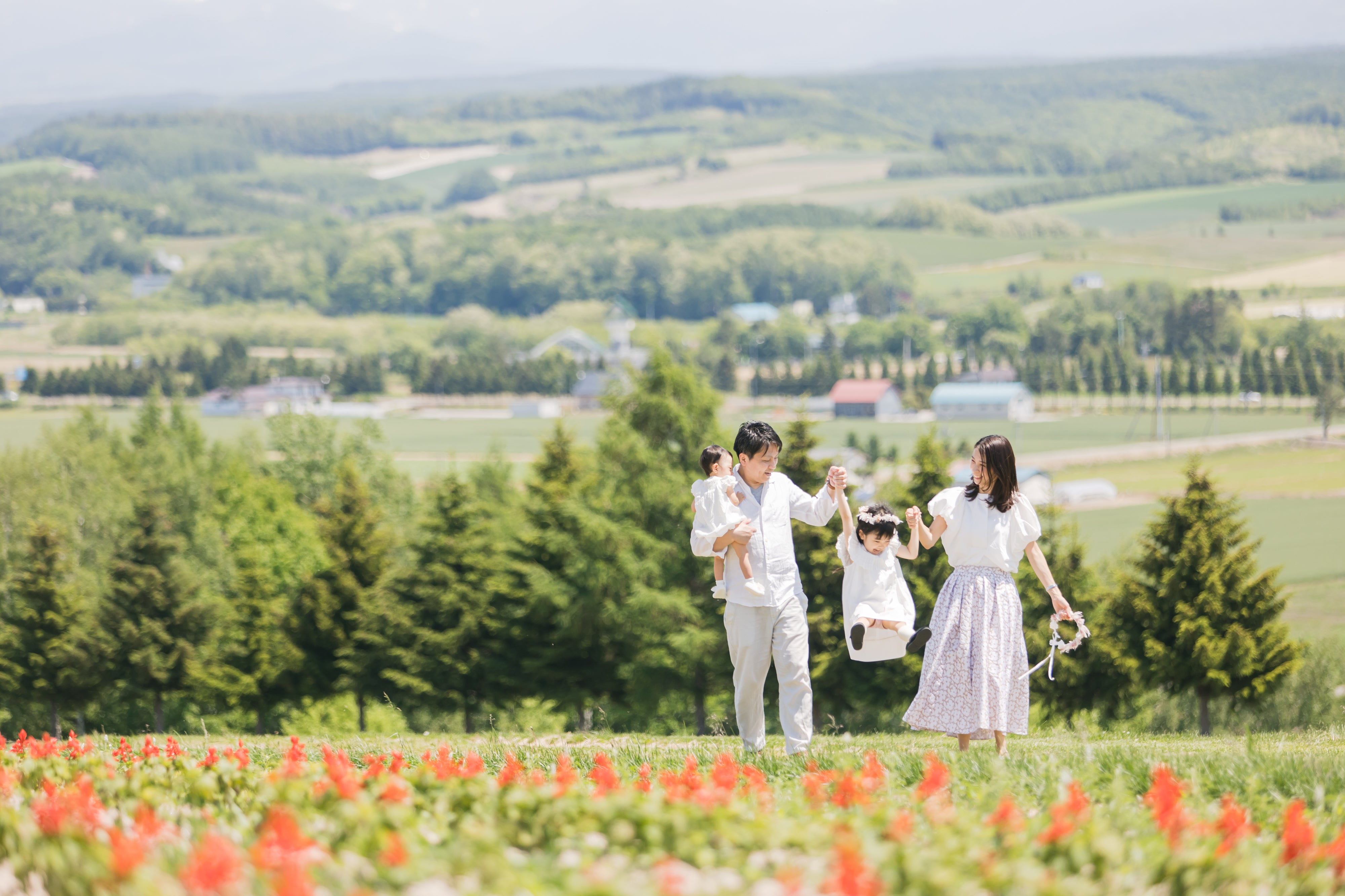用Tota的鏡頭捕捉富良野的色彩:一場花海中的兩小時家庭攝影體驗