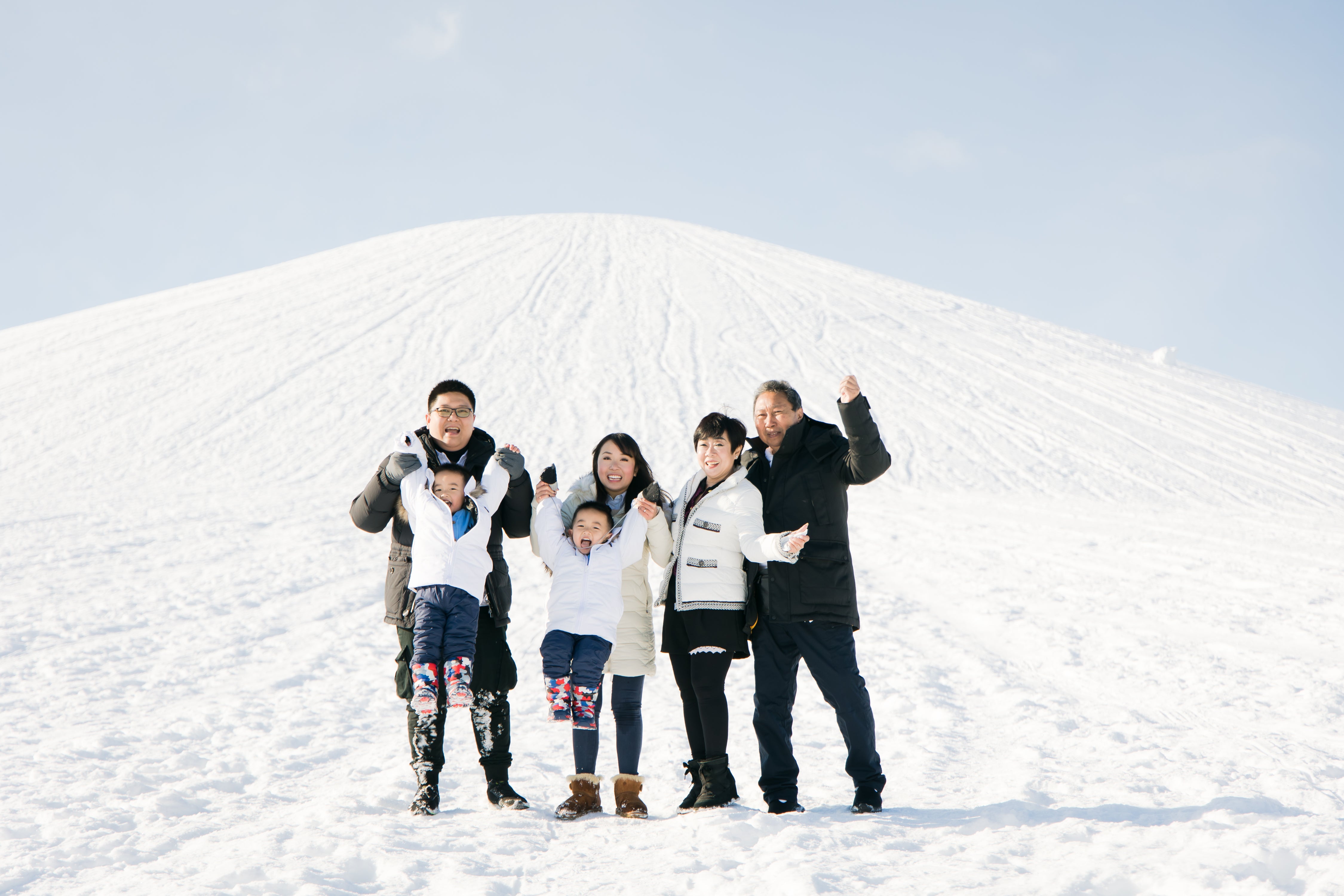 北海道札幌藻岩山公園:冬季家庭遊樂場
