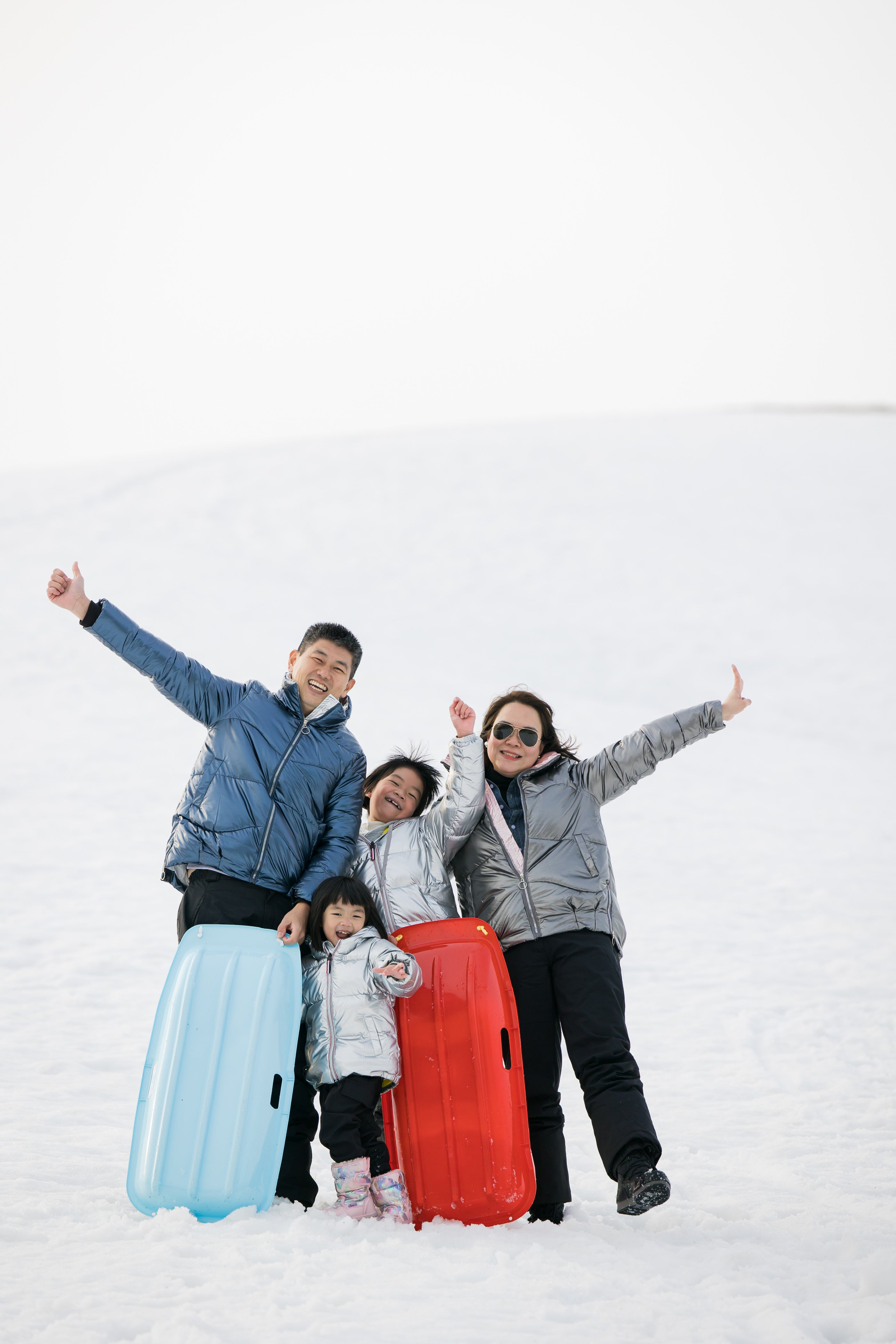 北海道札幌藻岩山公園:冬季家庭遊樂場