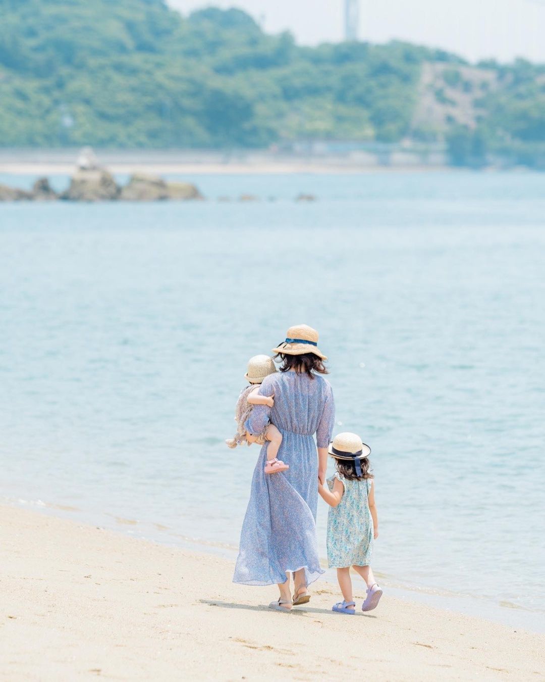 陽光與海灘:Ericka廣島家庭攝影