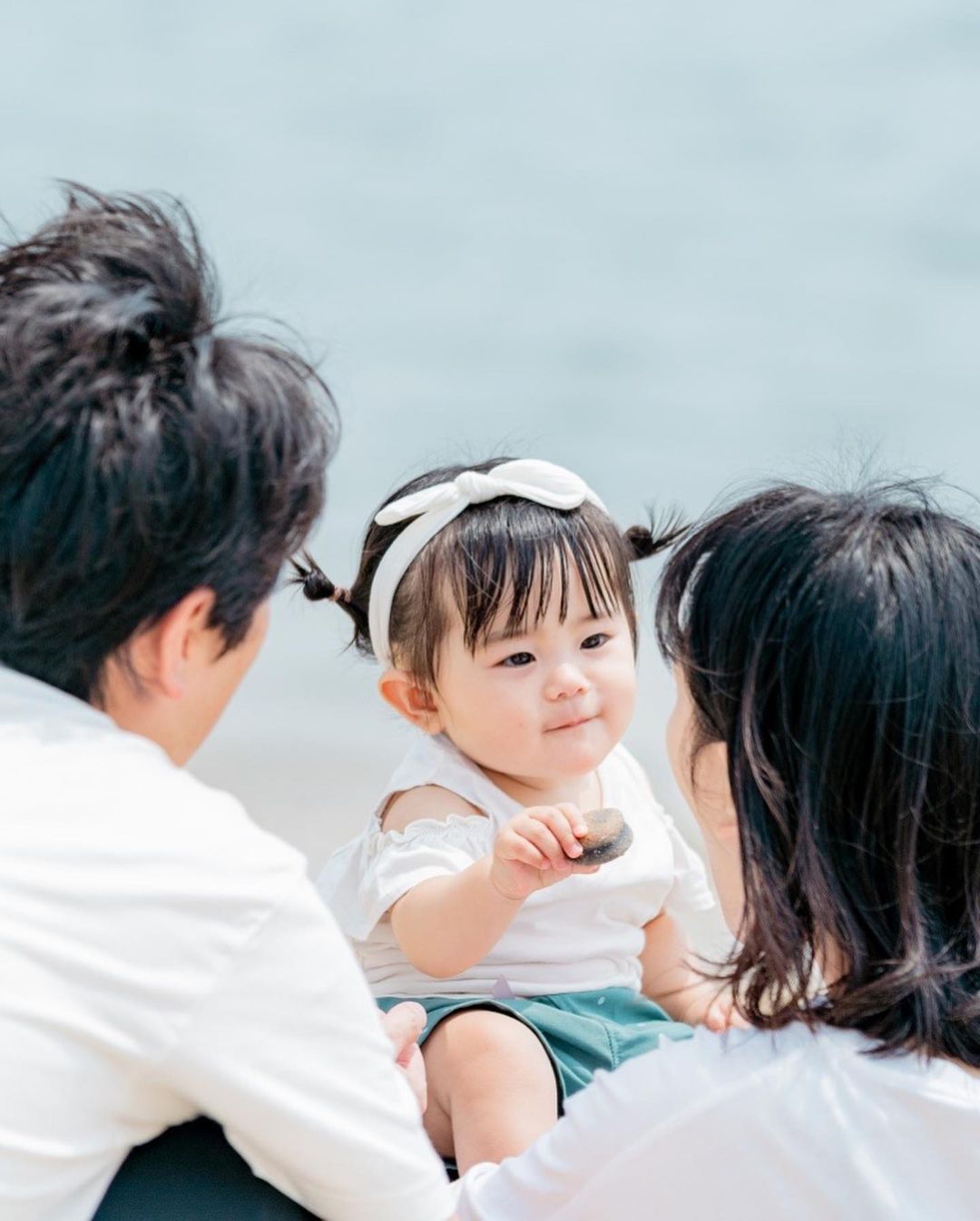 陽光與海灘:Ericka廣島家庭攝影