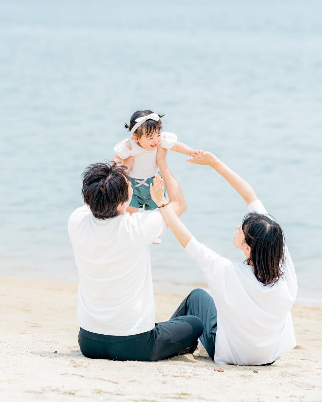 陽光與海灘:Ericka廣島家庭攝影