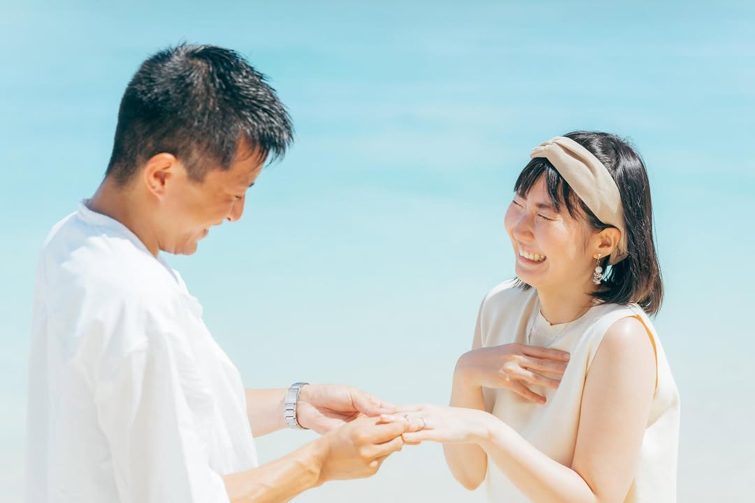 沖繩浪漫求婚:攝影師Rikako見證幸福時刻