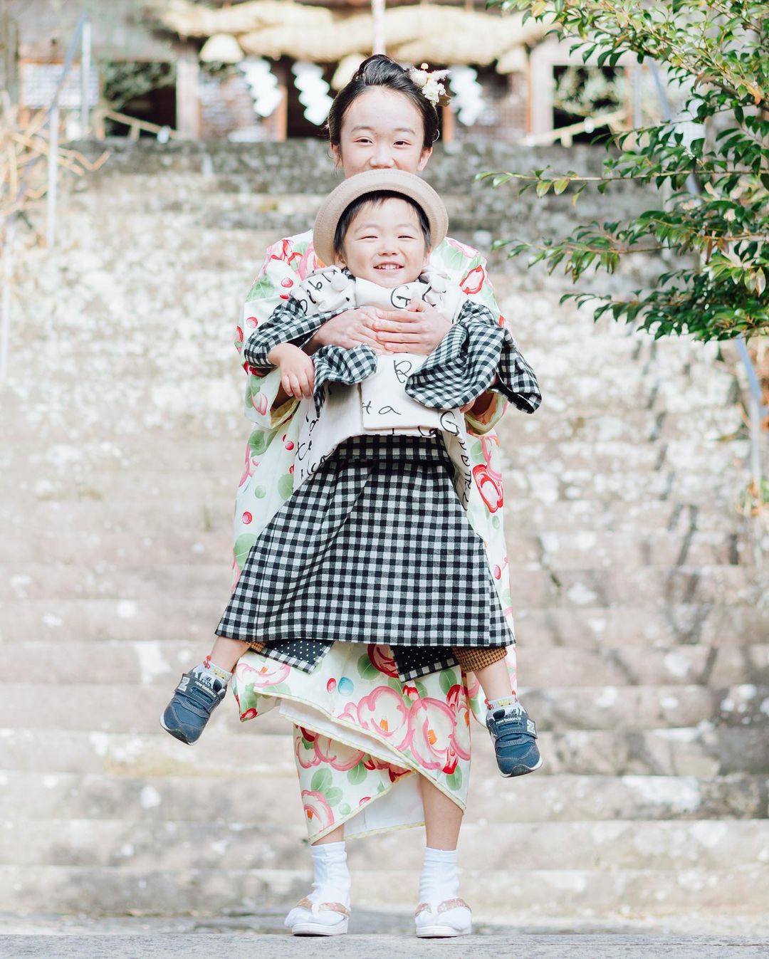 大分櫻花美景,Toko鏡頭下的全家福