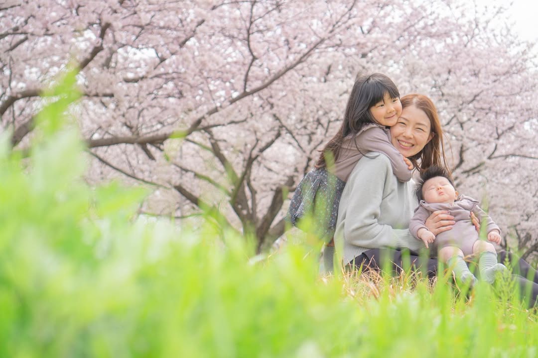 Shi 櫻花魔法:大分家庭攝影歡樂時光