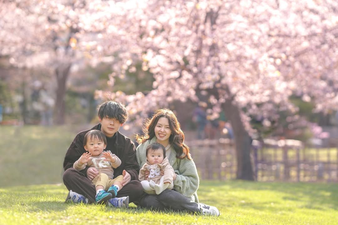 千歲櫻花季,和Toma一起拍全家福吧!