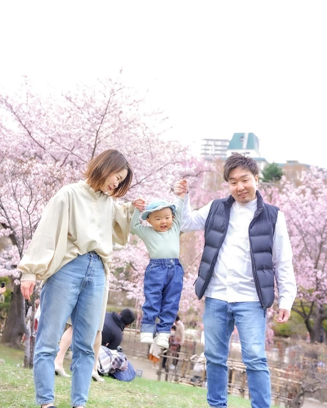 千歲櫻花季,和Toma一起拍全家福吧!