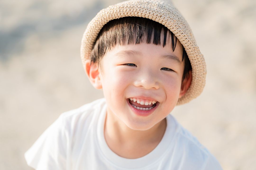 陽光與海灘:Ericka廣島家庭攝影