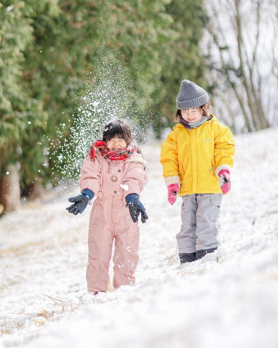 Aiko鏡頭下的雪中嬉戲:奈良親子玩樂記