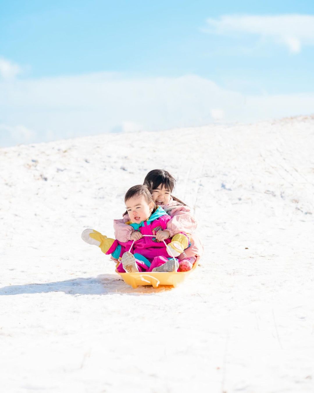 Aiko鏡頭下的雪中嬉戲:奈良親子玩樂記