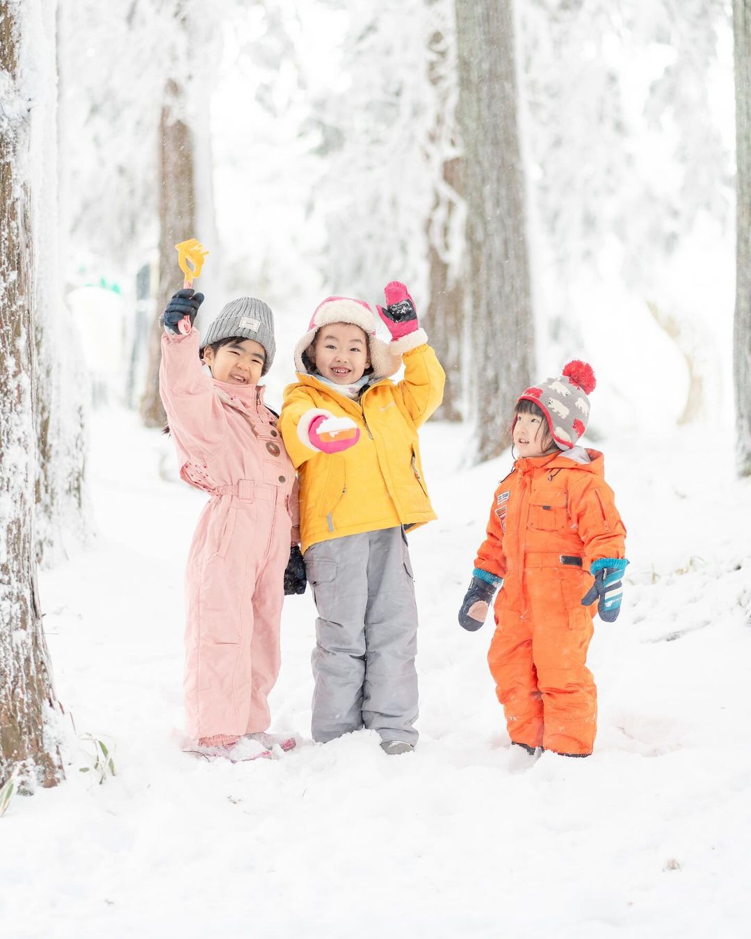 Aiko鏡頭下的雪中嬉戲:奈良親子玩樂記