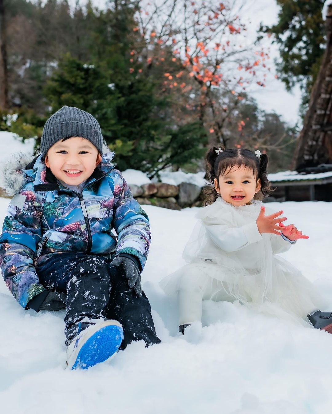 夢幻秘境白川鄉合掌村:Anna為你定格家庭幸福瞬間