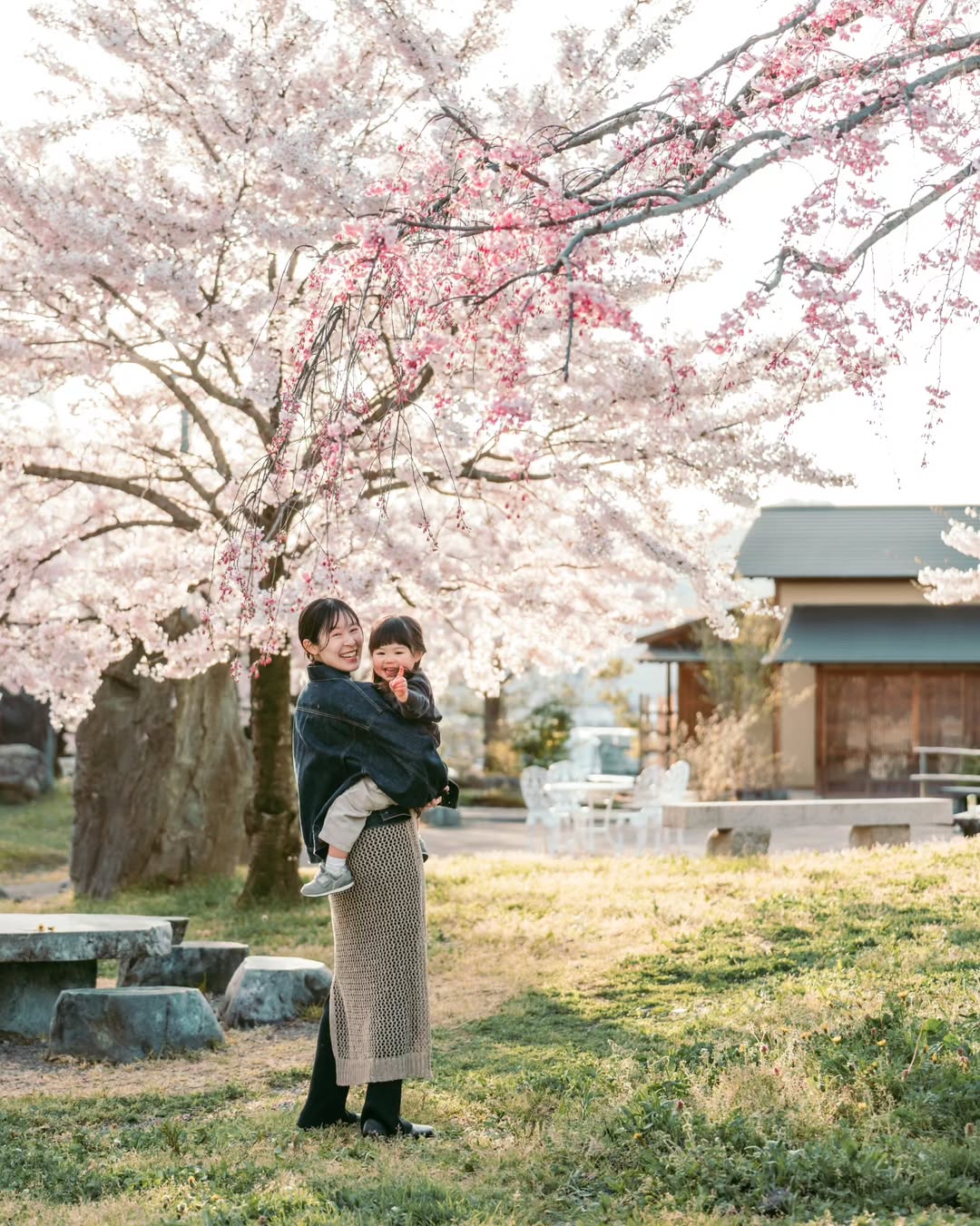 富山櫻花親子遊,Mori鏡頭下的溫馨時光