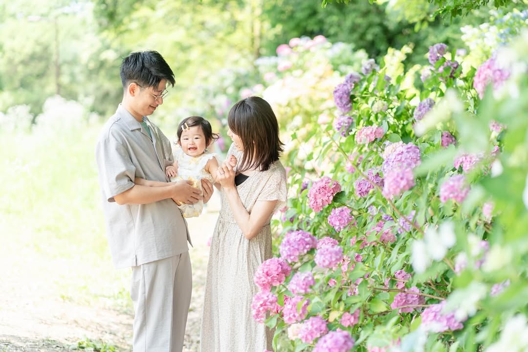 愛在奈良繡球花開時,Aiko親子攝影之旅