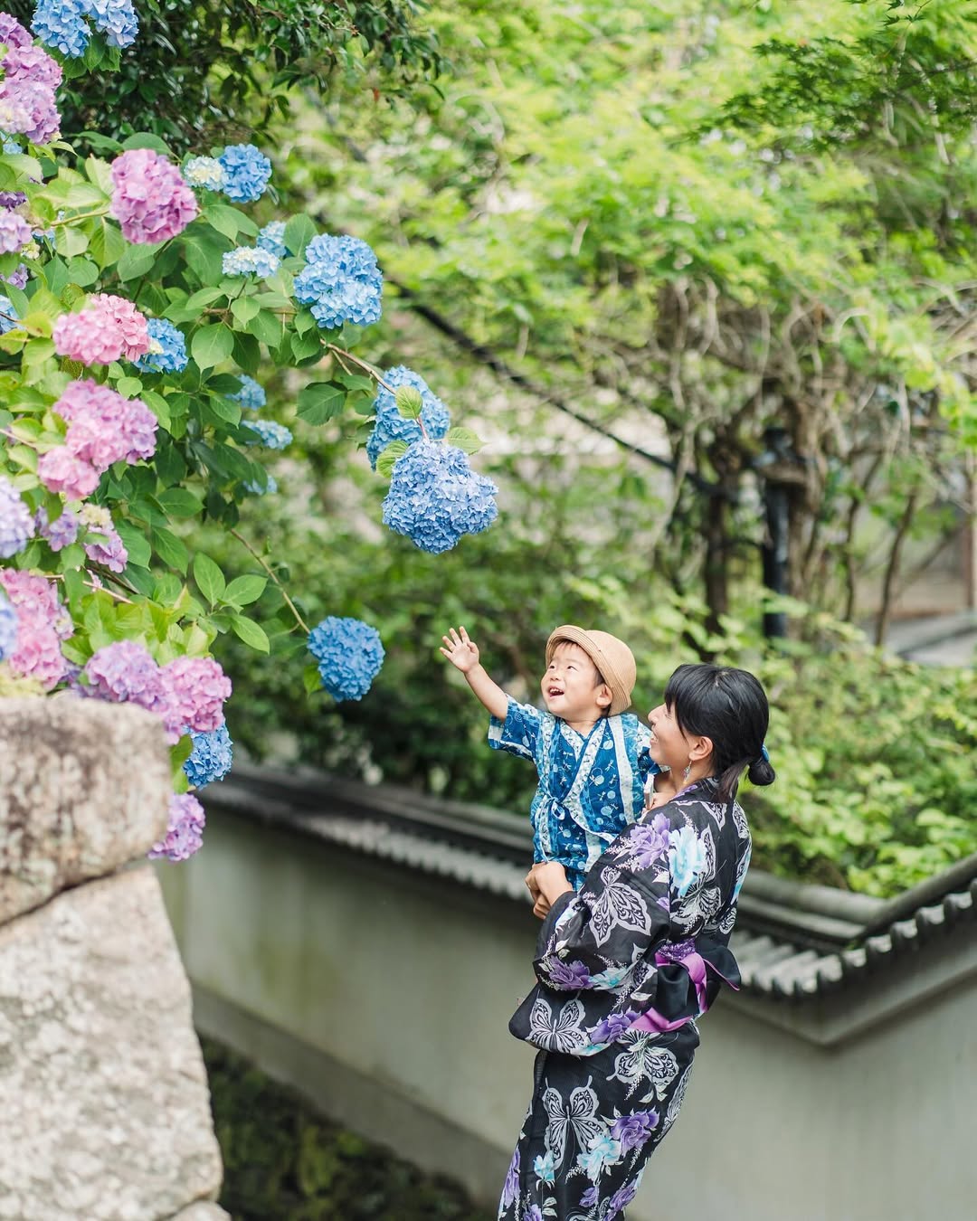 愛在奈良繡球花開時,Aiko親子攝影之旅