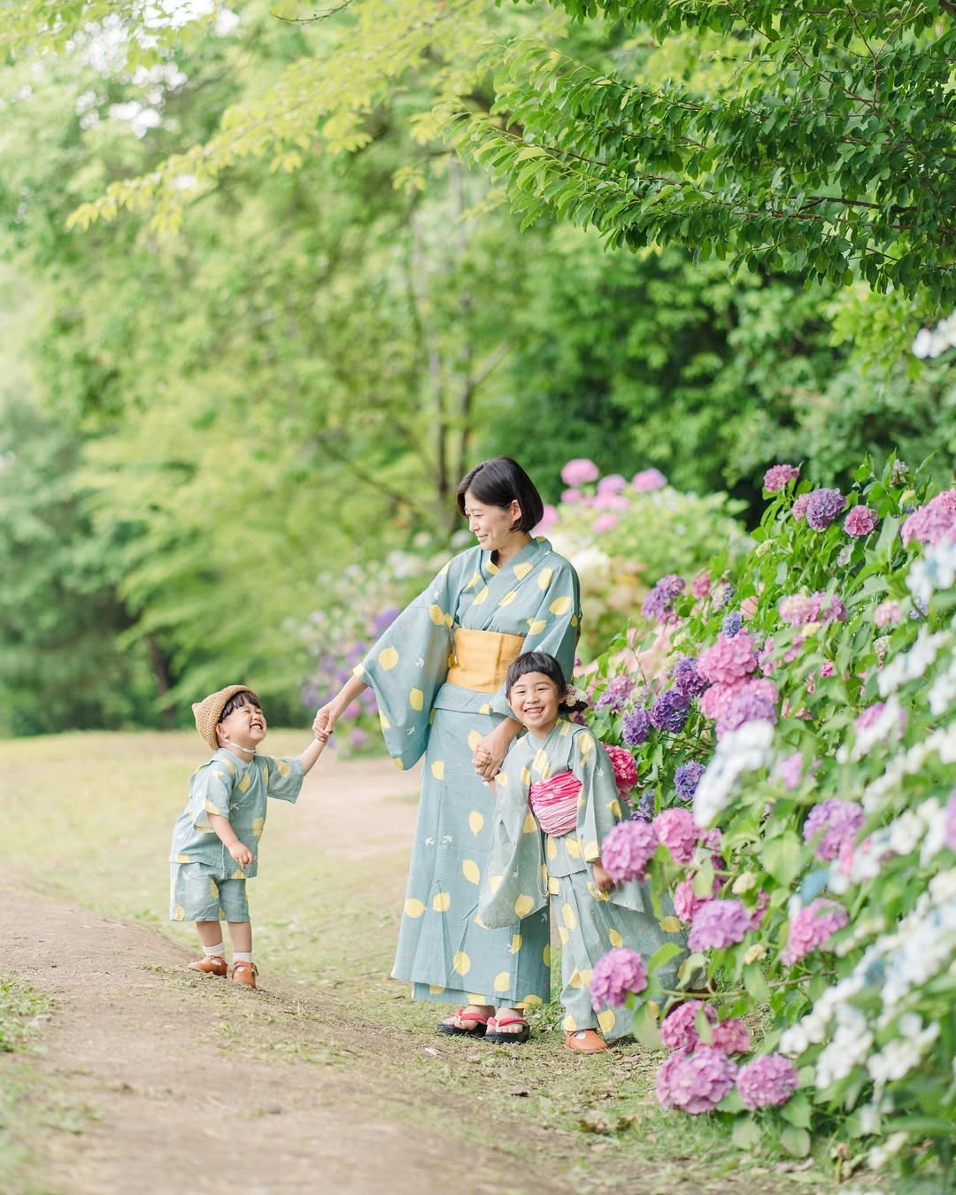 愛在奈良繡球花開時,Aiko親子攝影之旅