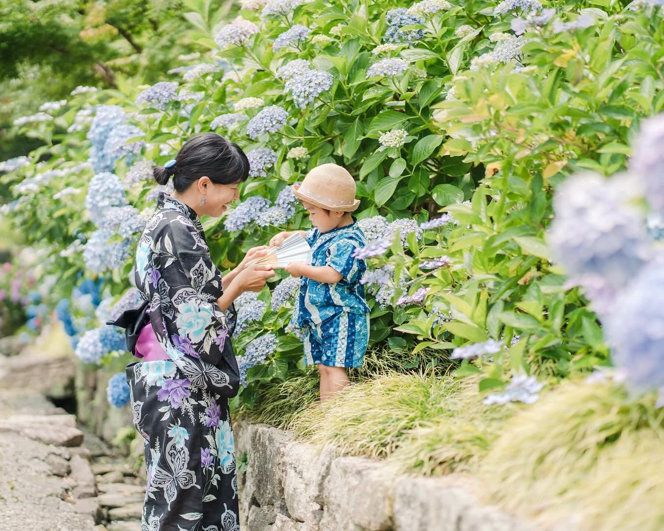 愛在奈良繡球花開時,Aiko親子攝影之旅