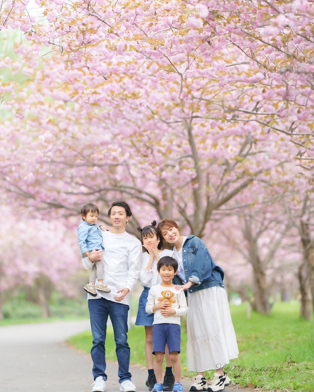 千歲櫻花季,和Toma一起拍全家福吧!