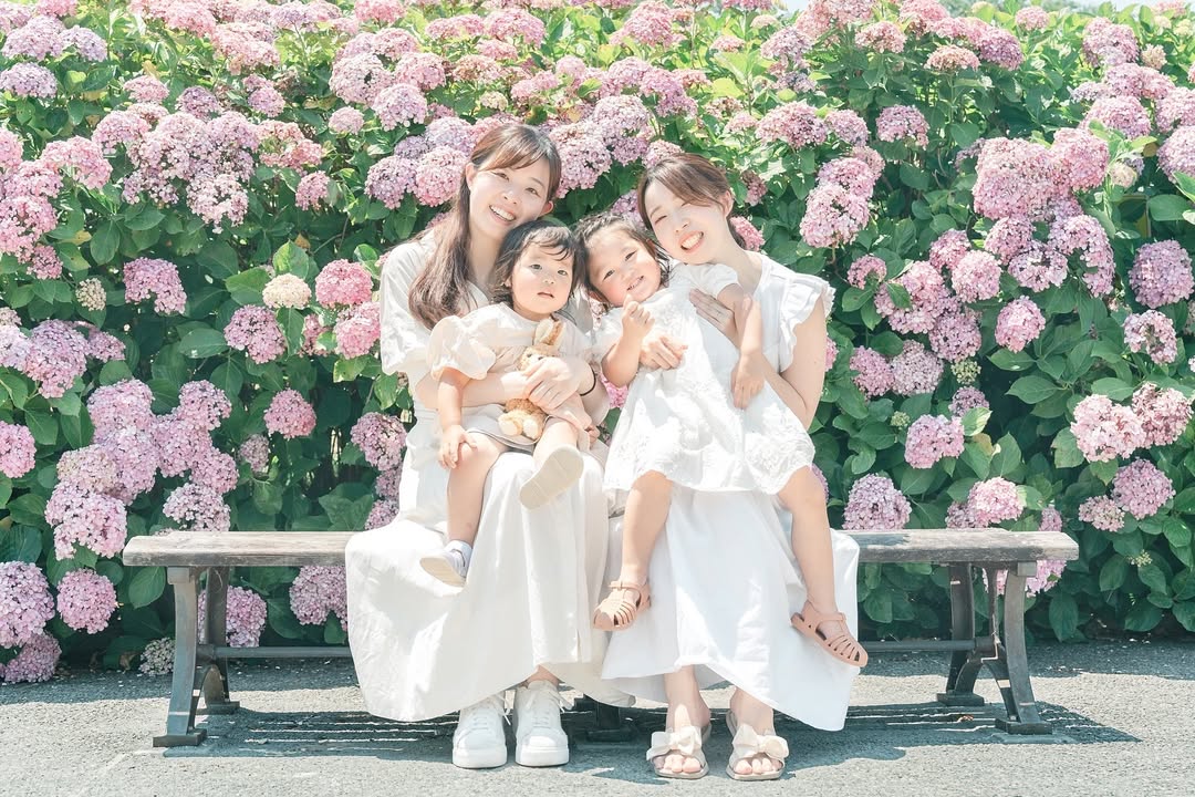 與Shi一起,在東京繡球花海留下珍貴親子回憶