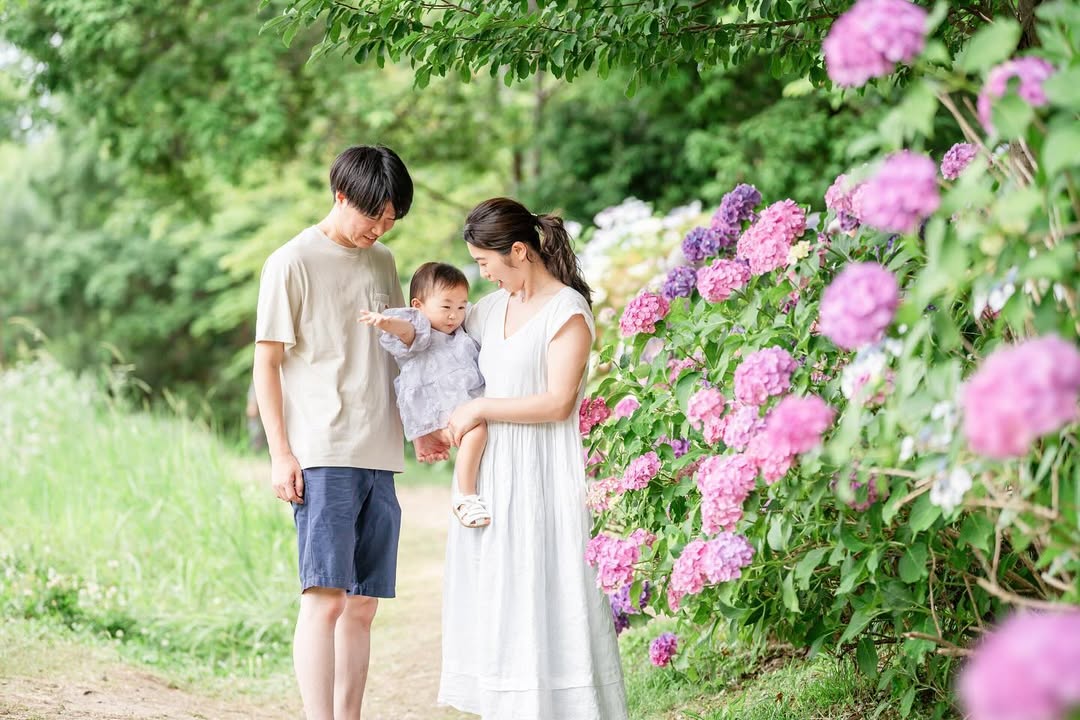 愛在奈良繡球花開時,Aiko親子攝影之旅