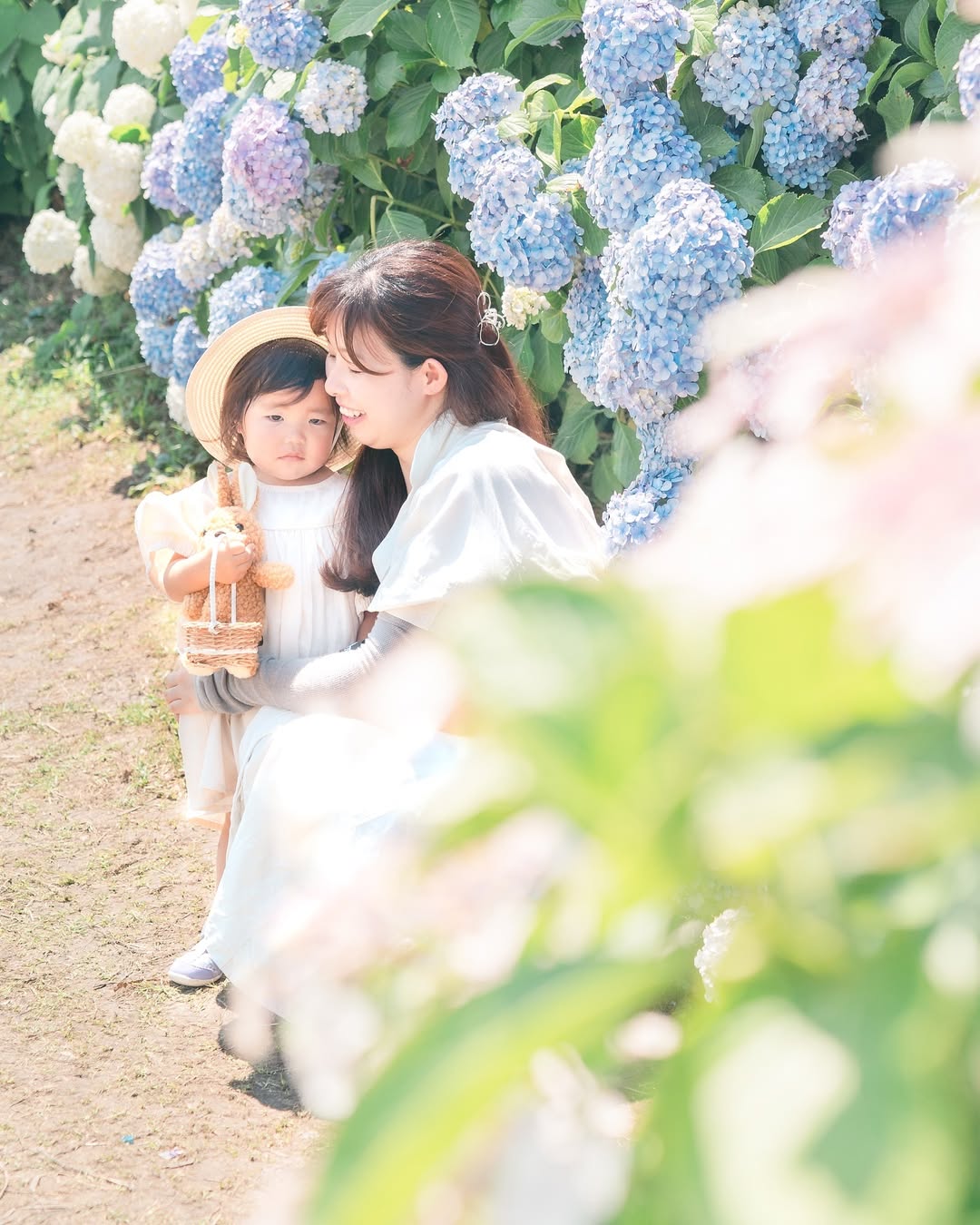 與Shi一起,在東京繡球花海留下珍貴親子回憶