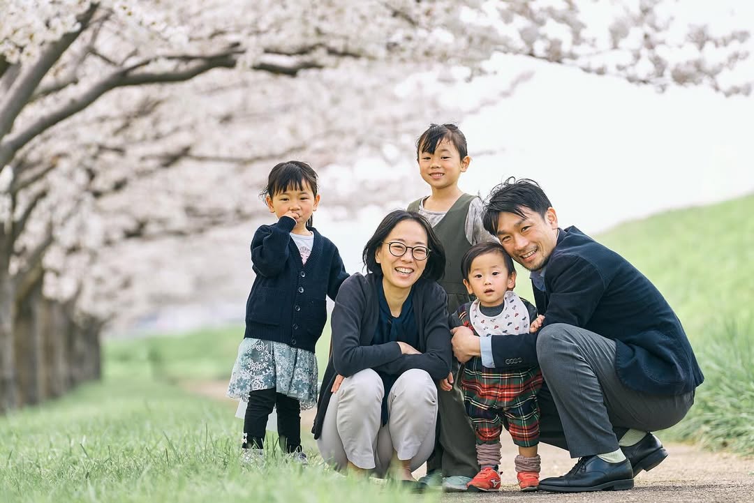 隨風流動的家庭時刻:Kaori鳥取家庭攝影
