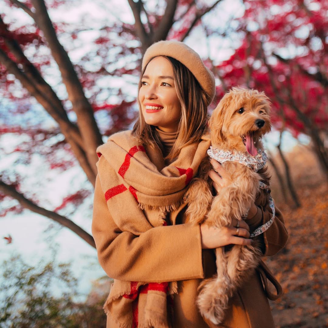 大手牽小爪:Olga 首爾情侶與毛孩寫真