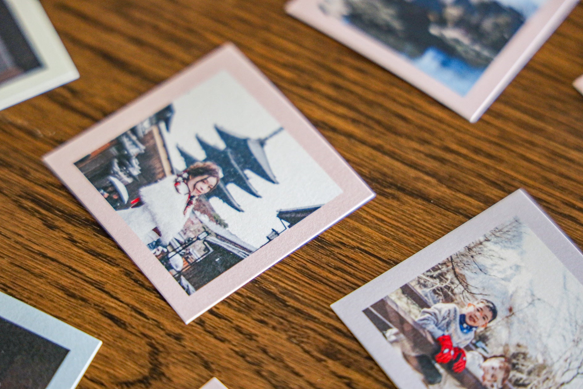 馬卡龍色:迷你方形照片卡 (35張/套)