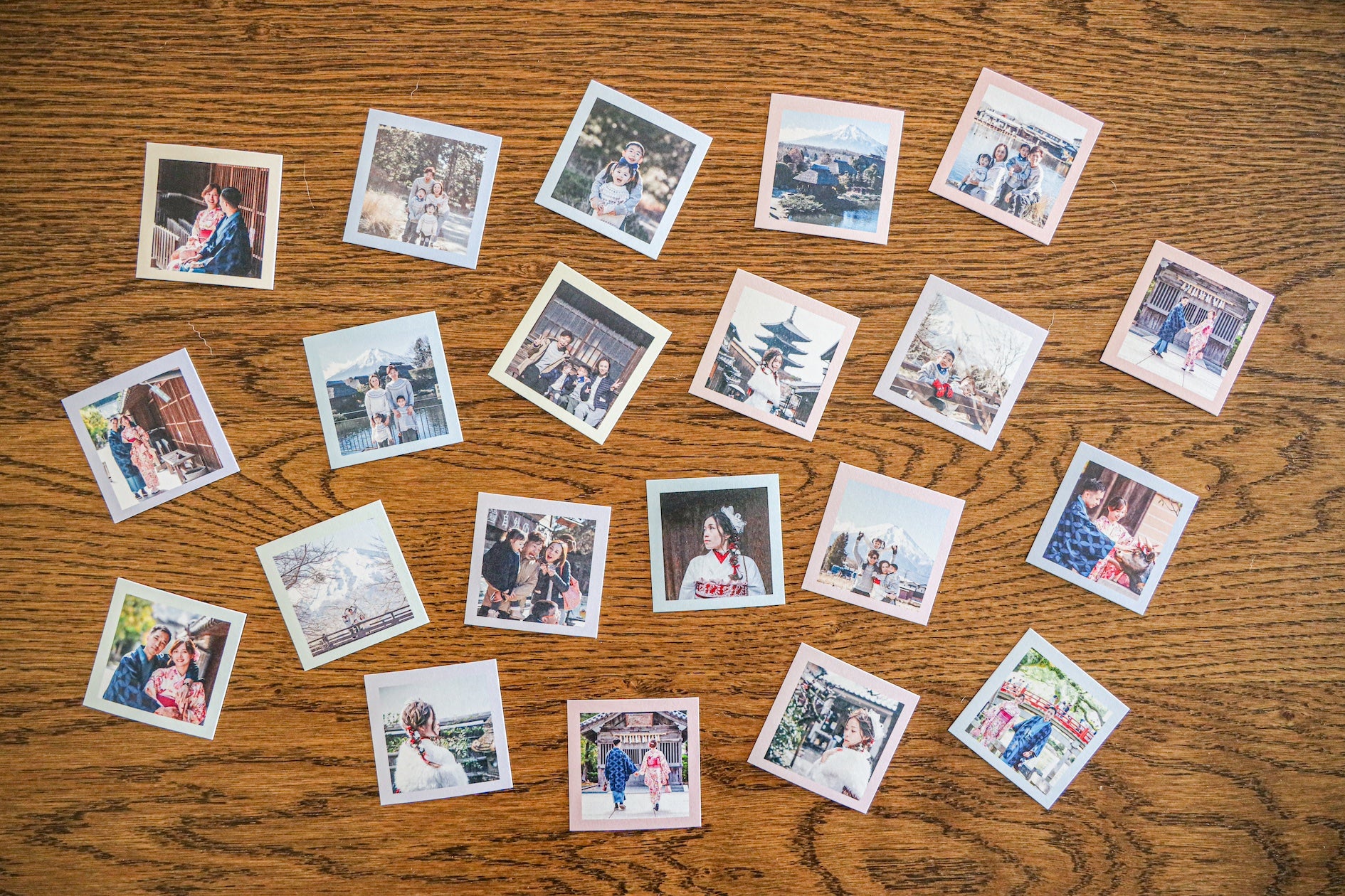 馬卡龍色:迷你方形照片卡 (35張/套)