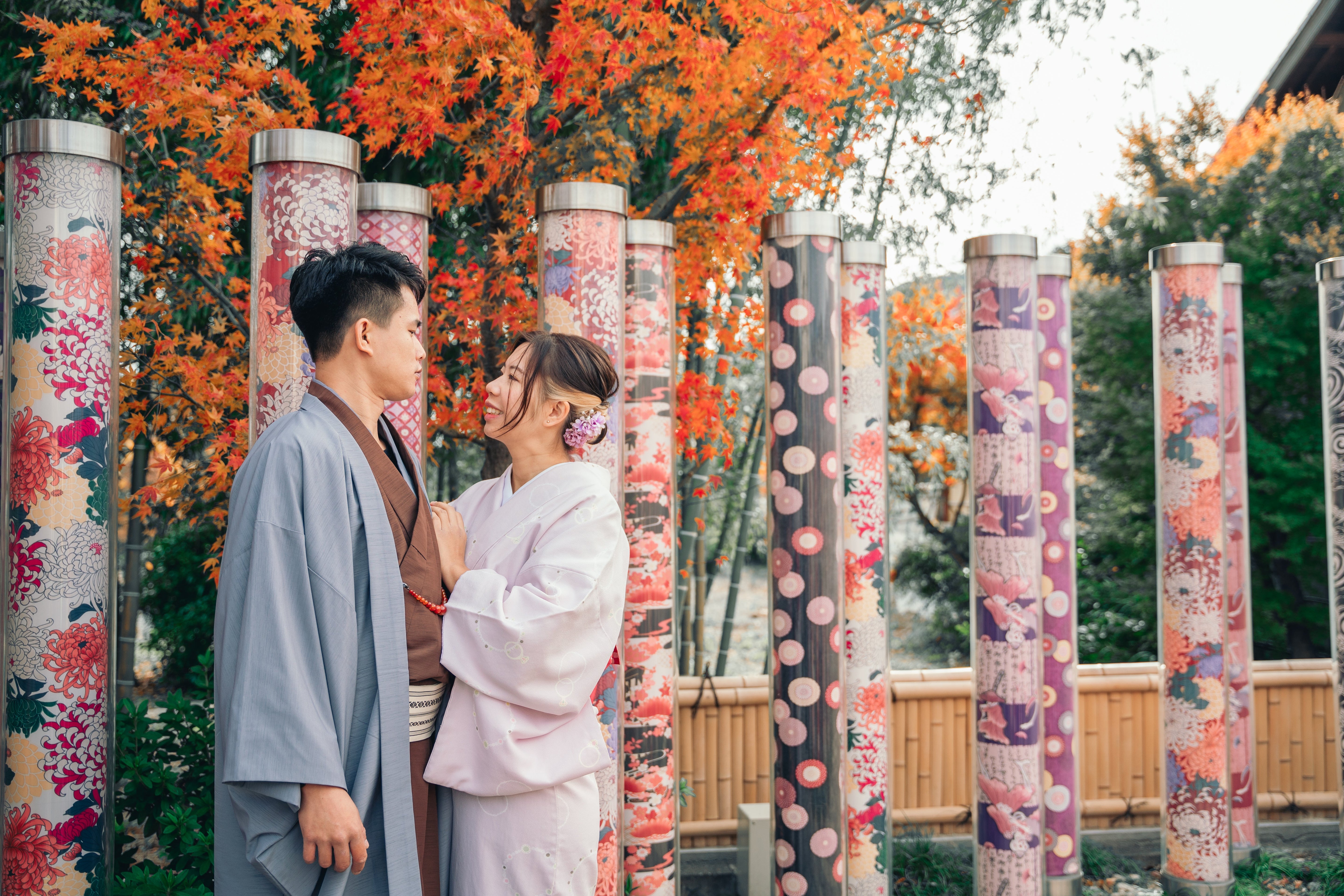 迷人京都:與攝影師Oshima的親密情侶攝影