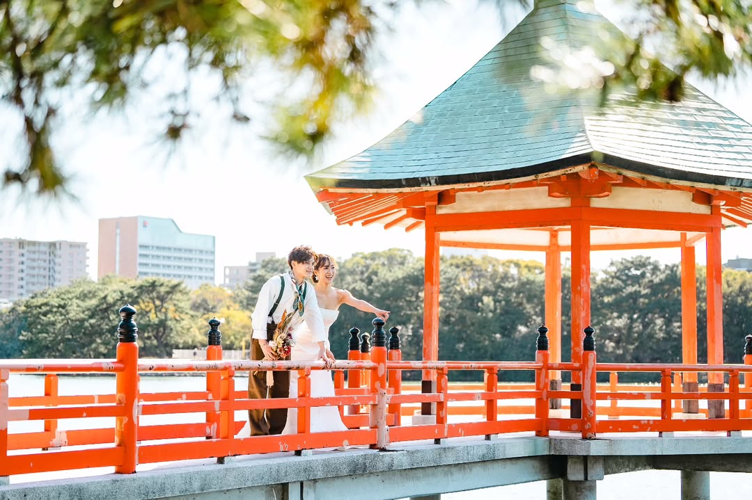 福岡舞鶴公園:攝影師Ishii的情侶櫻花攝影體驗