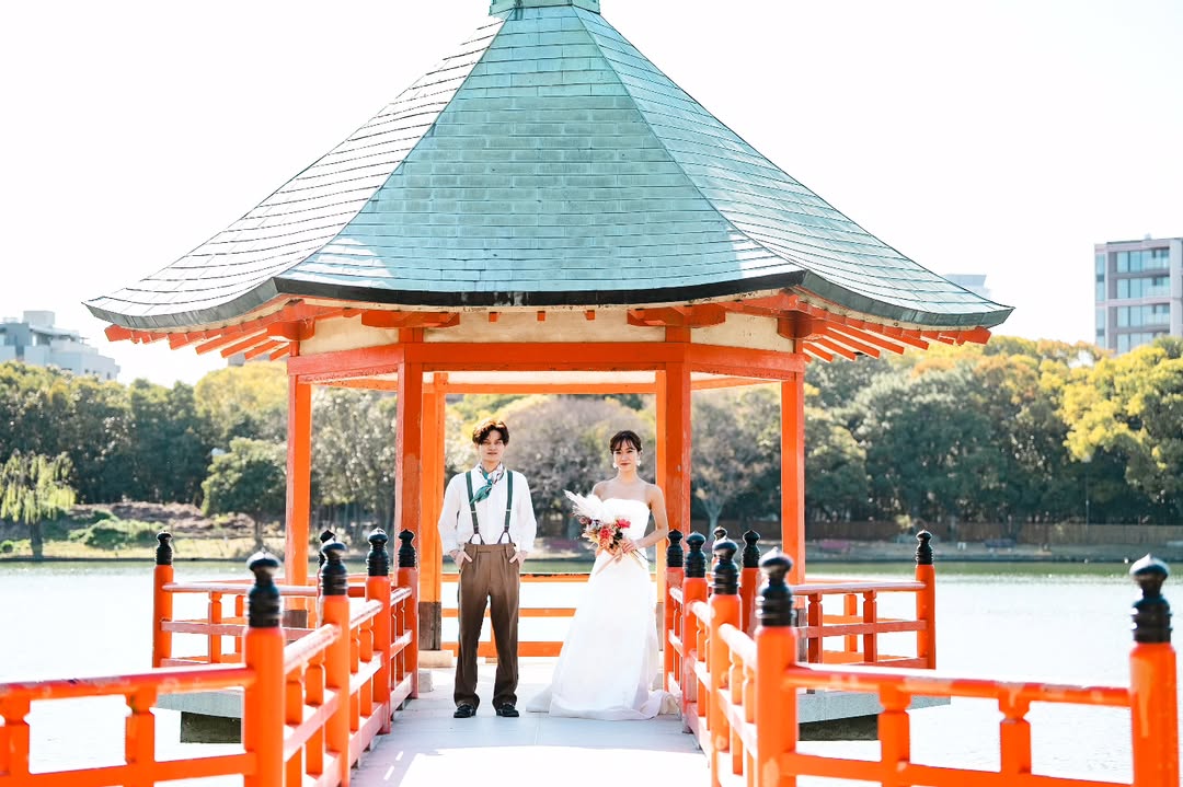 福岡舞鶴公園:攝影師Ishii的情侶櫻花攝影體驗