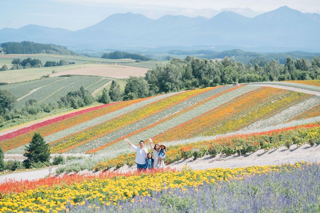 富良野四季彩之丘:攝影師Coco定格家庭幸福瞬間
