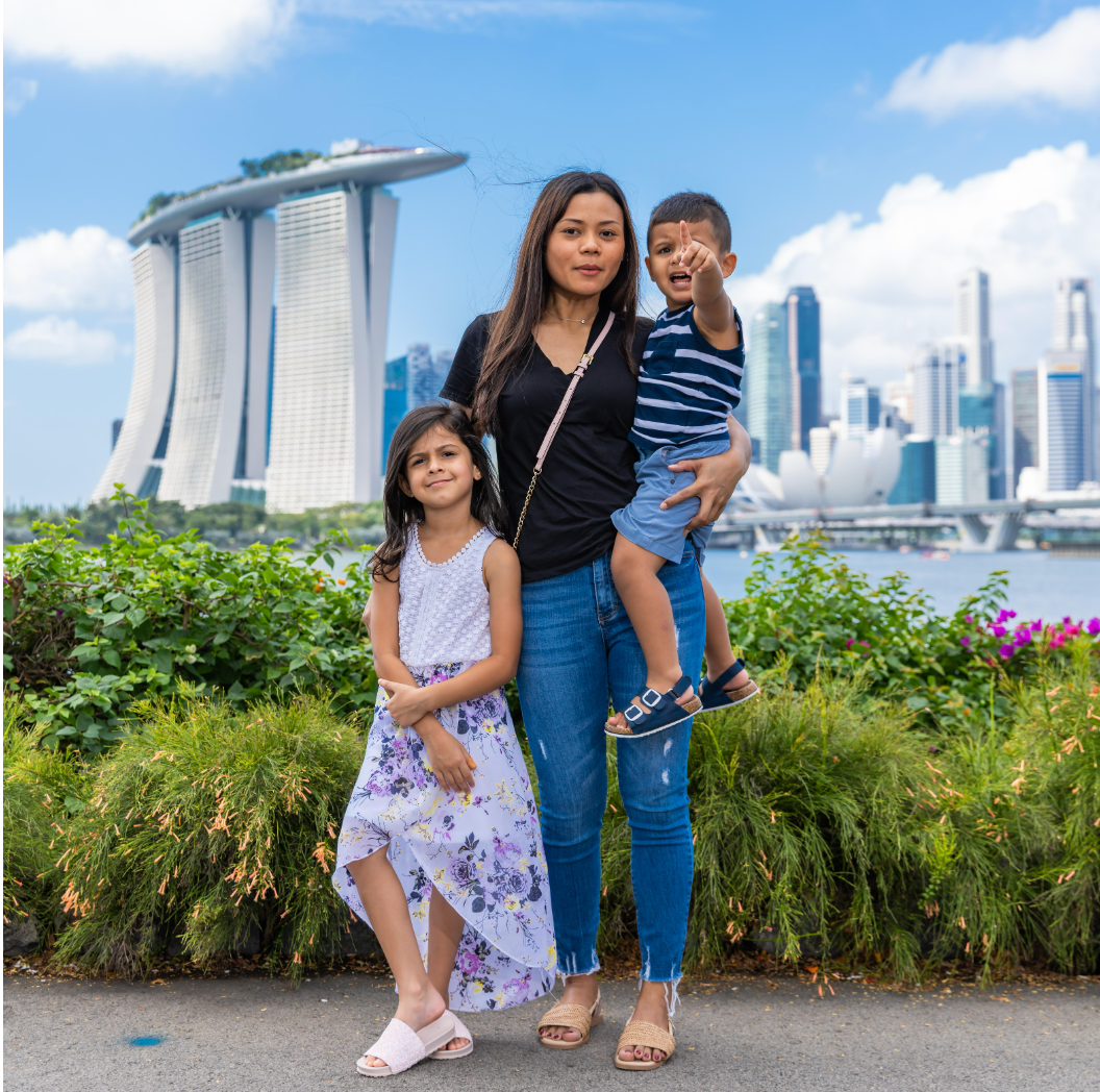 新加坡家庭之旅,Din 用鏡頭記錄美好