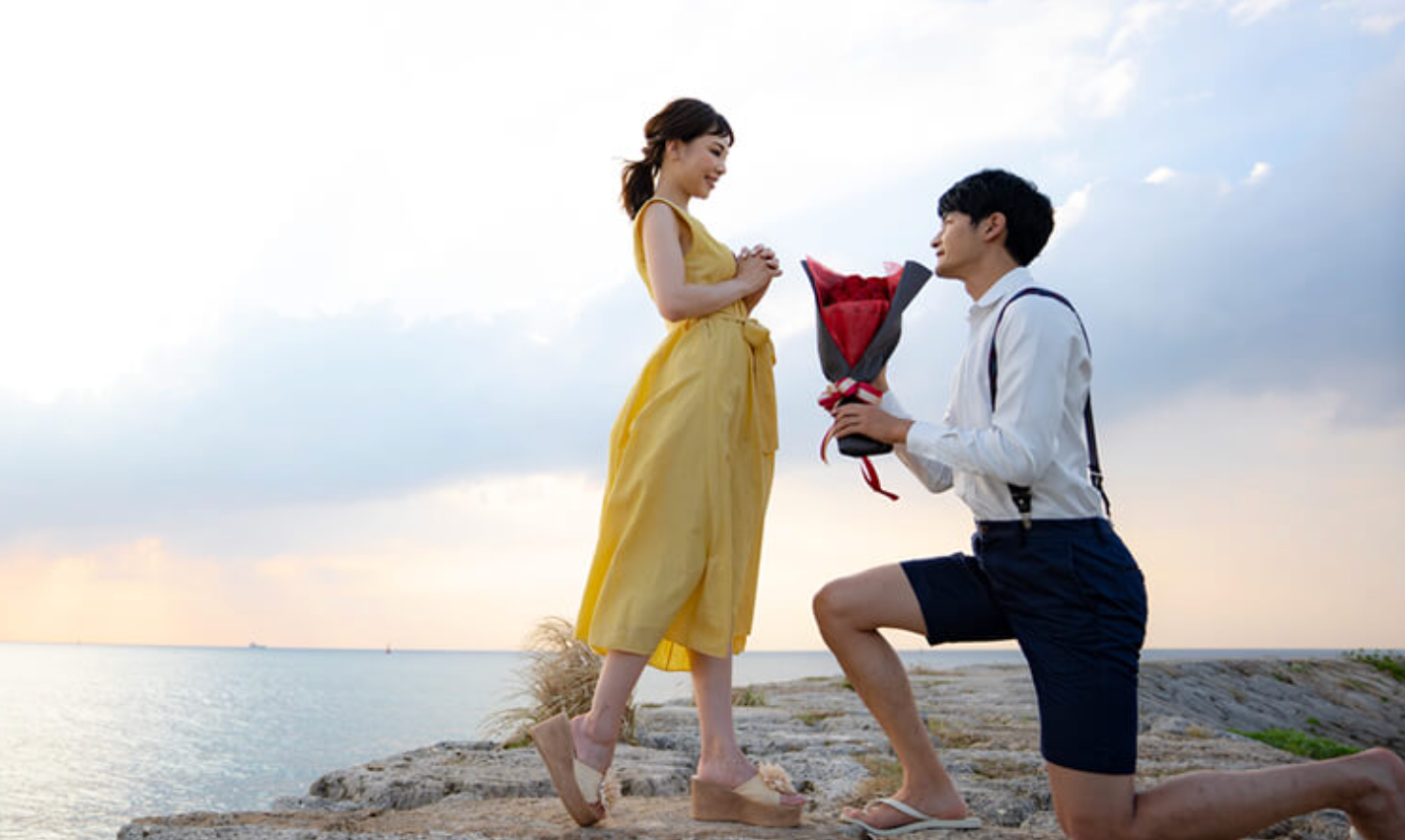 沖繩教堂浪漫紀實:Jun捕捉珍貴的求婚時刻