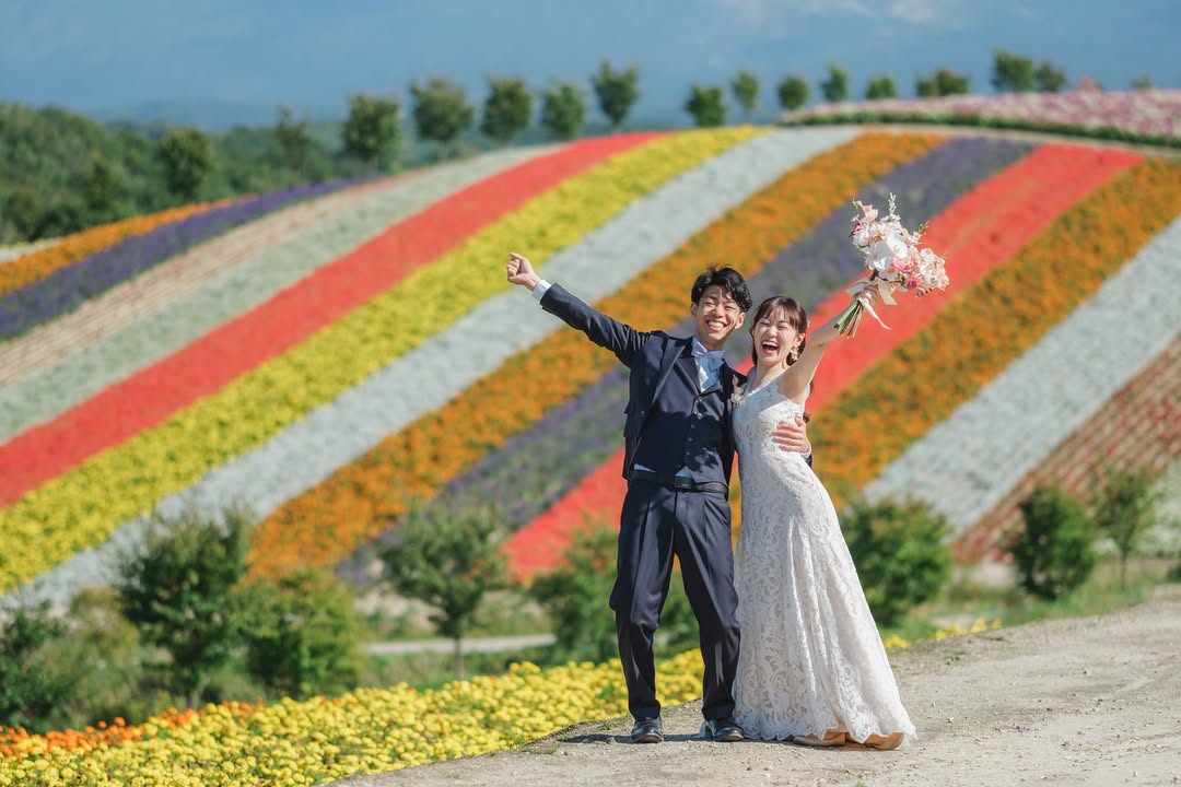 在北海道盛放的愛裡求婚:札幌 Takenaka 溫柔定格