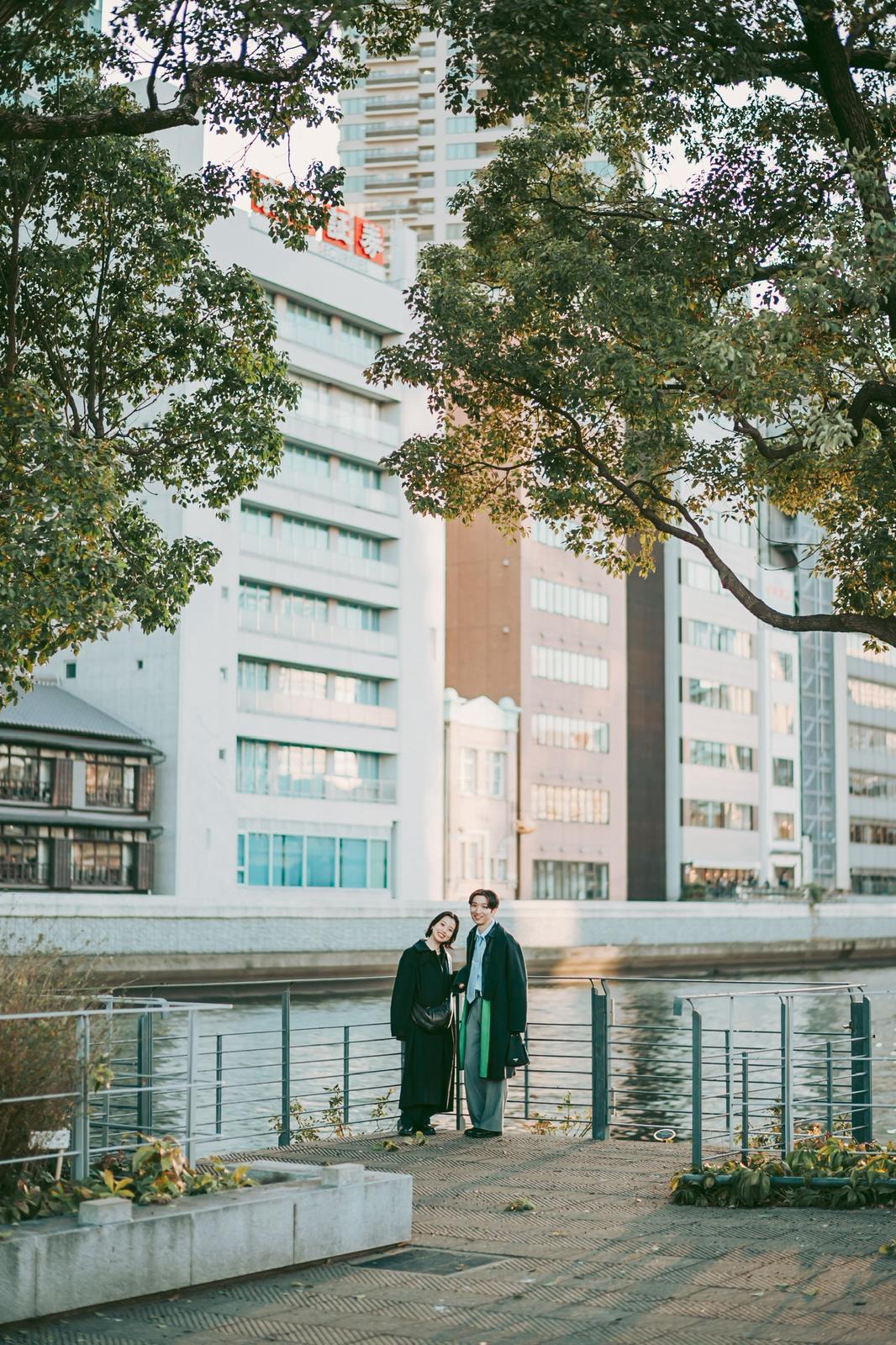 在大阪捕捉「我願意」的一瞬間:Taichi 的求婚拍攝體驗