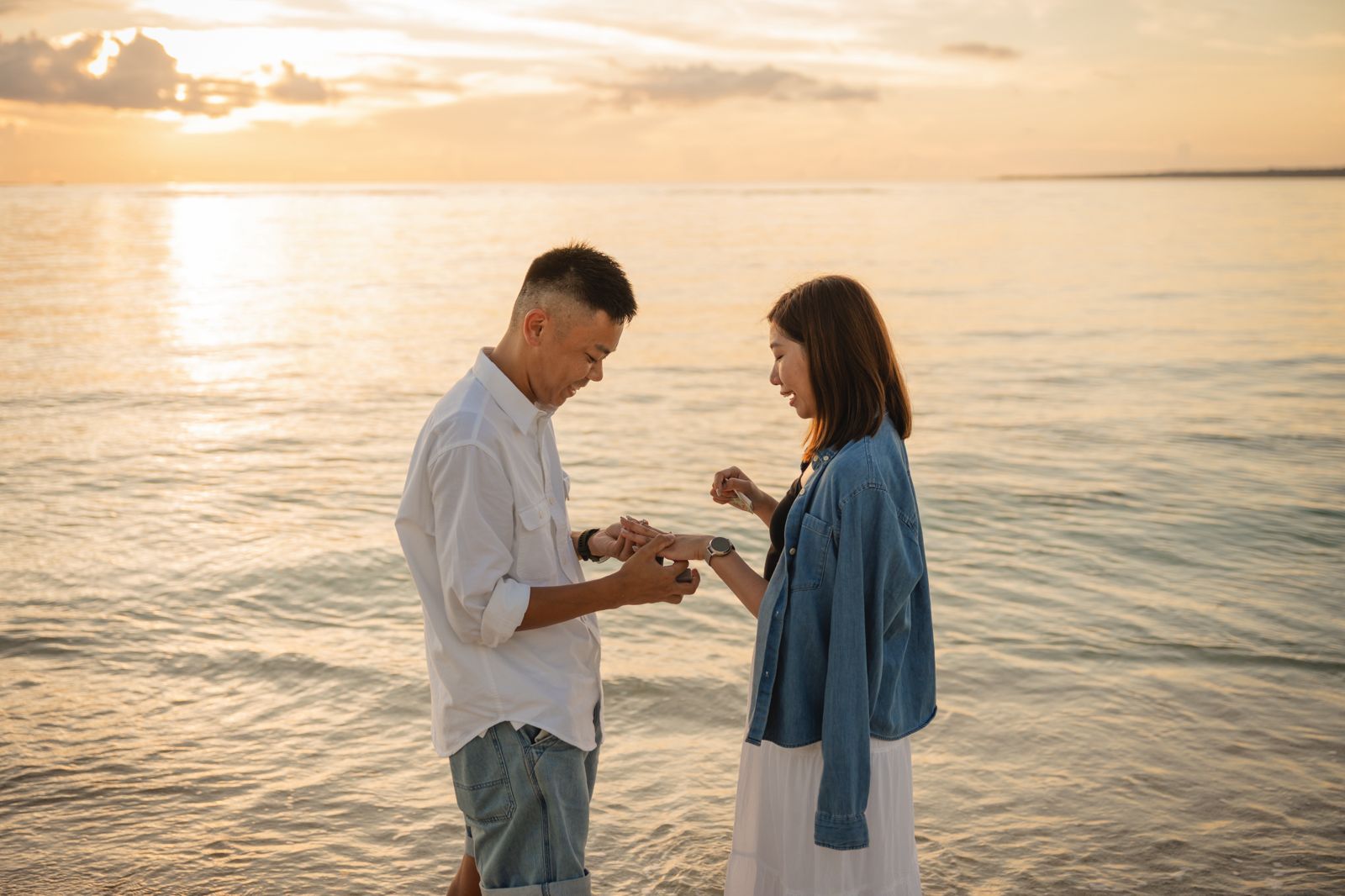 在沖繩最美的海景裡,迎來屬於你們的永遠:Taira 求婚寫真