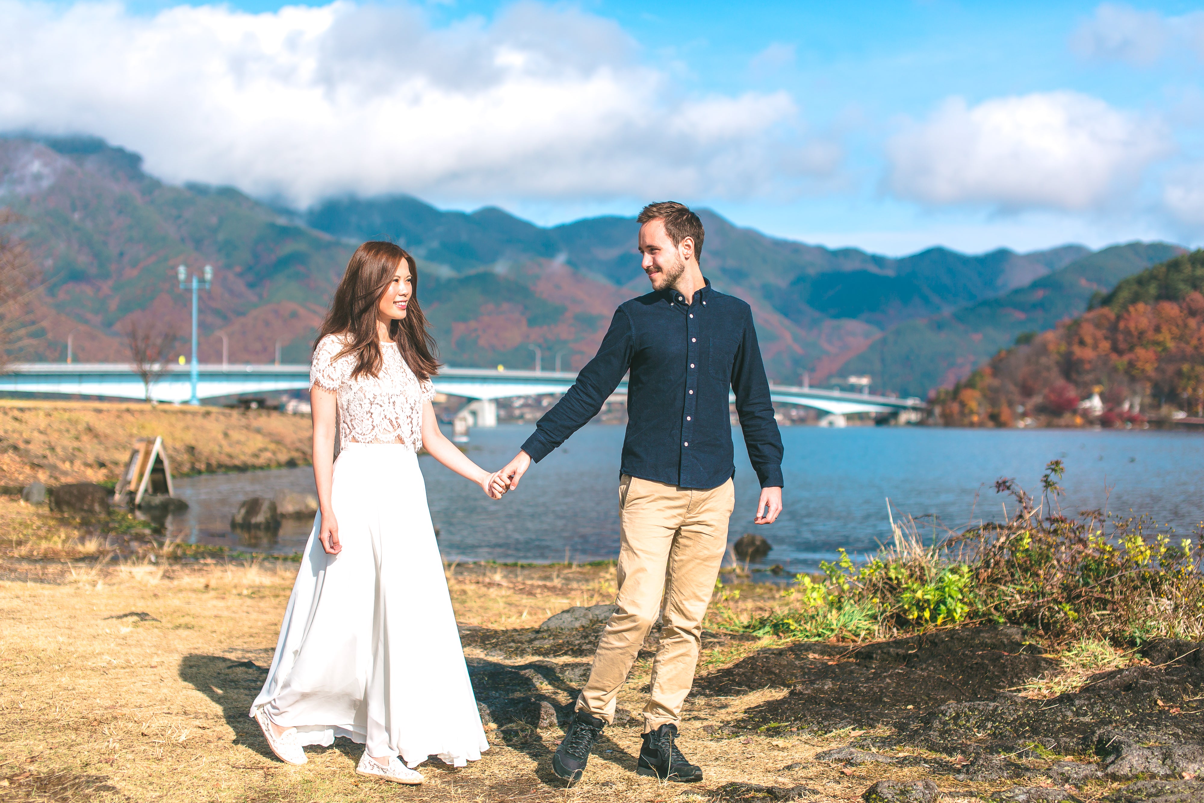 河口湖情侶攝影 | 日本職業攝影師川口