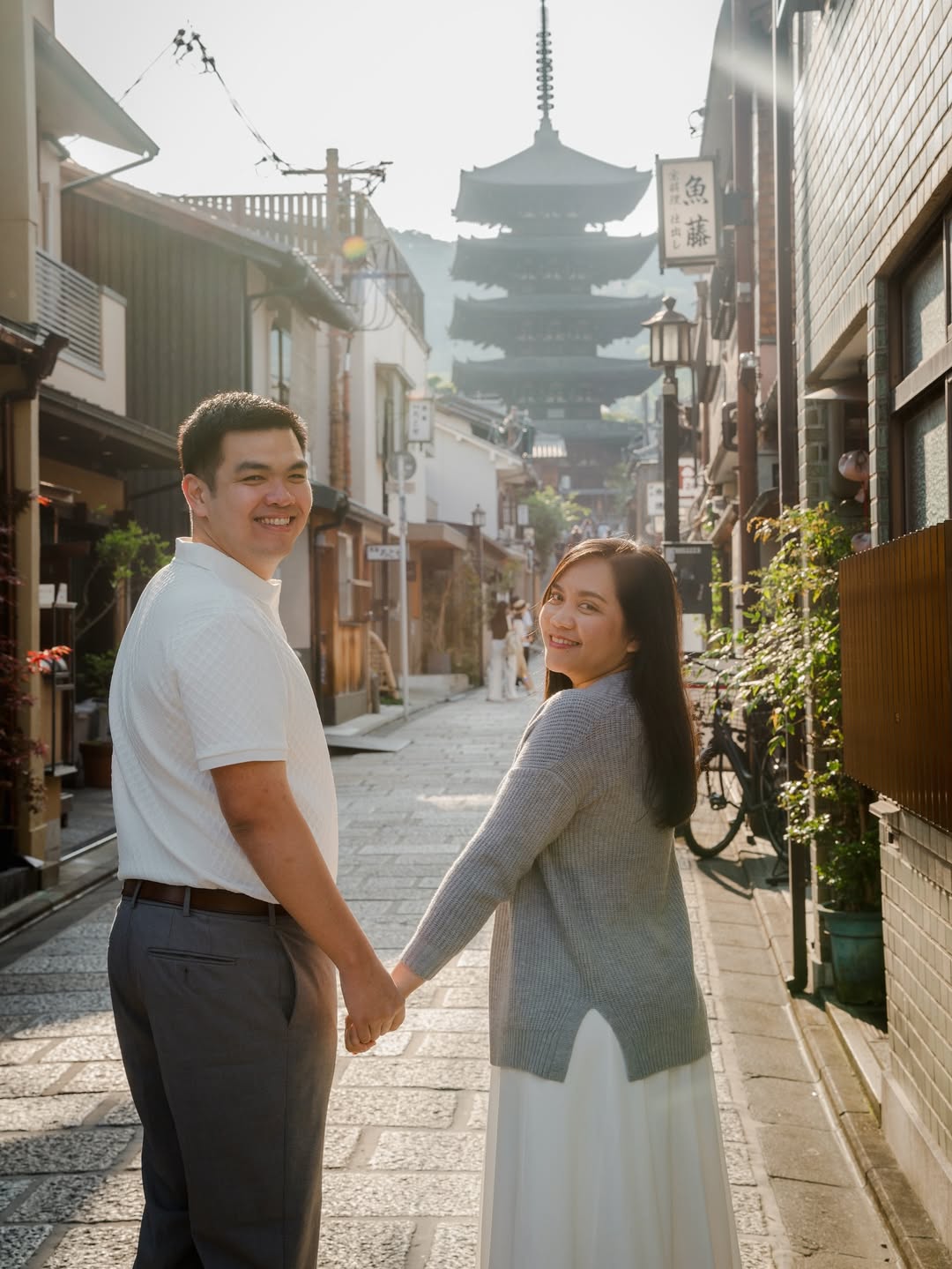 在片刻之間慢慢生長的愛:Yosu 京都情侶攝影