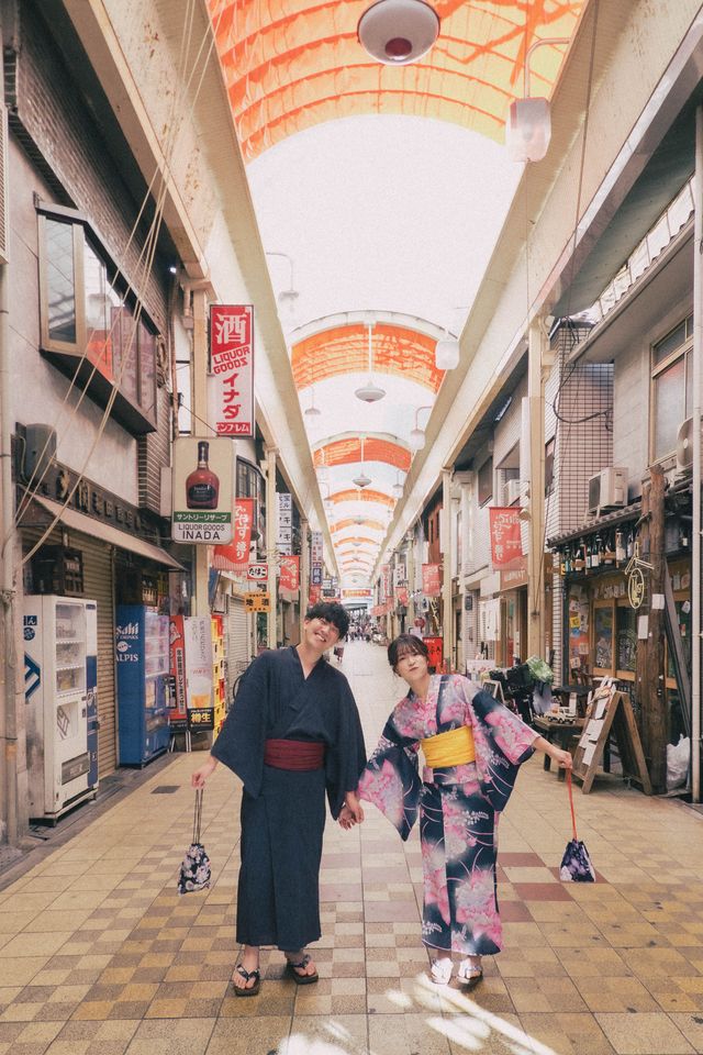 大阪甜蜜時光:YOS鏡頭下的自然情侶寫真