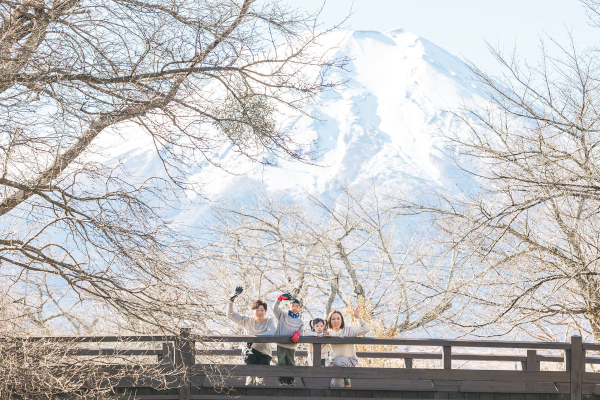 ❄️🐾 冬季親子旅行推薦：帶著全家大小，一起探索河口湖的冬日美景