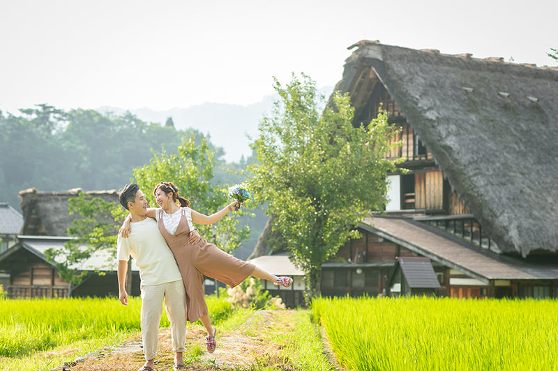 由Leaf 掌鏡，白川鄉童話式求婚