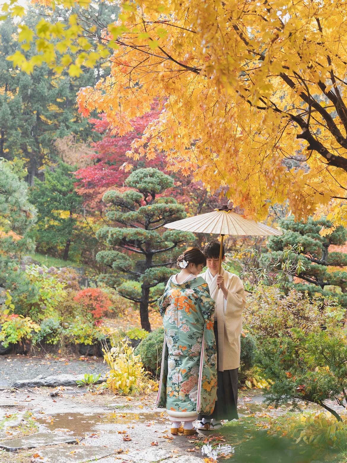 讓北海道四季的美景收藏你們的愛情故事：Rie 情侶寫真體驗