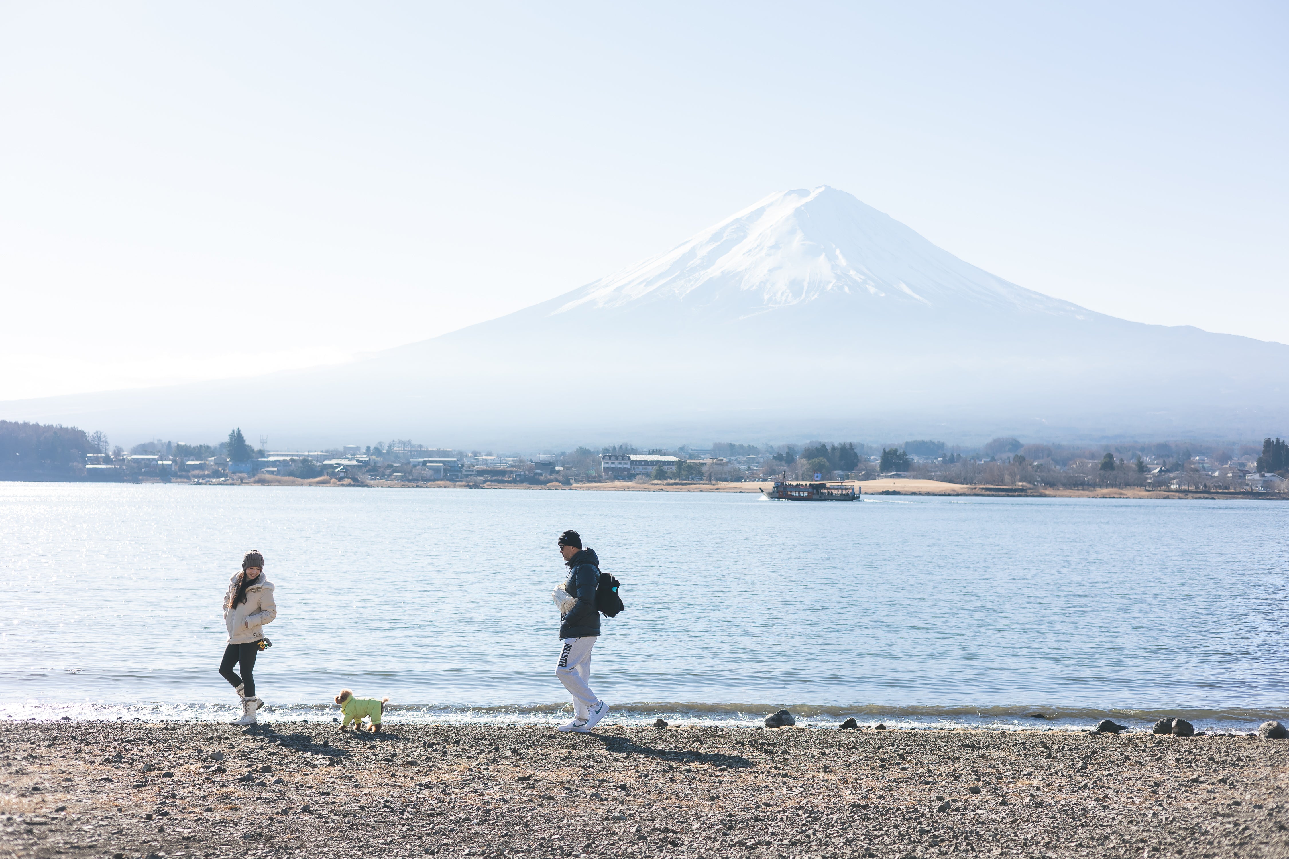 在富士山下的家人與毛孩時光：Do 河口湖家庭寵物攝影