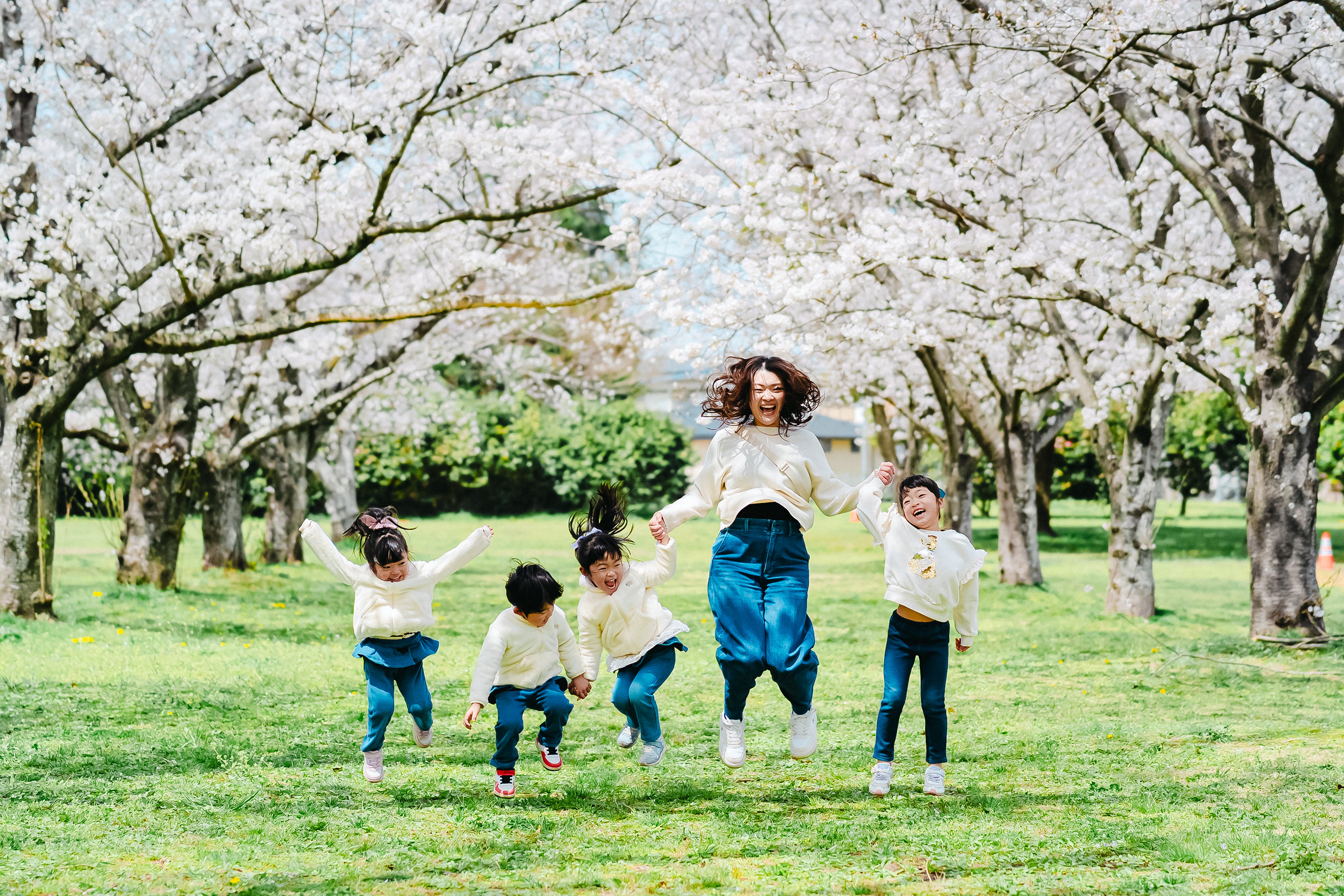 櫻花盛開的福岡時光：與 Ishii 一起留下家庭回憶