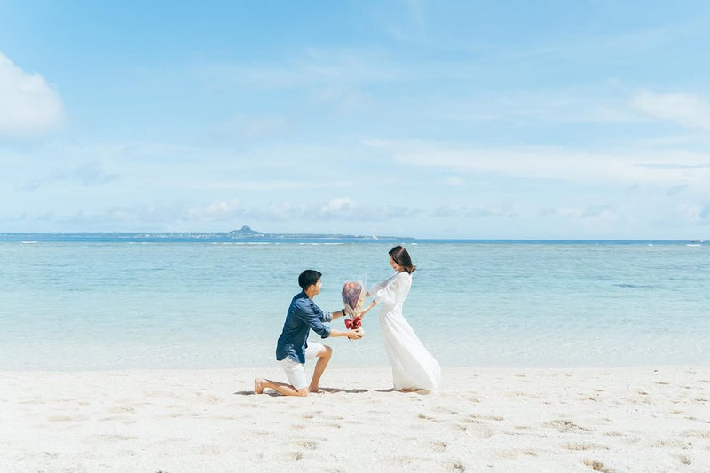 沖繩浪漫求婚：攝影師Rikako見證幸福時刻